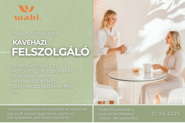 Kávéházi felszolgáló