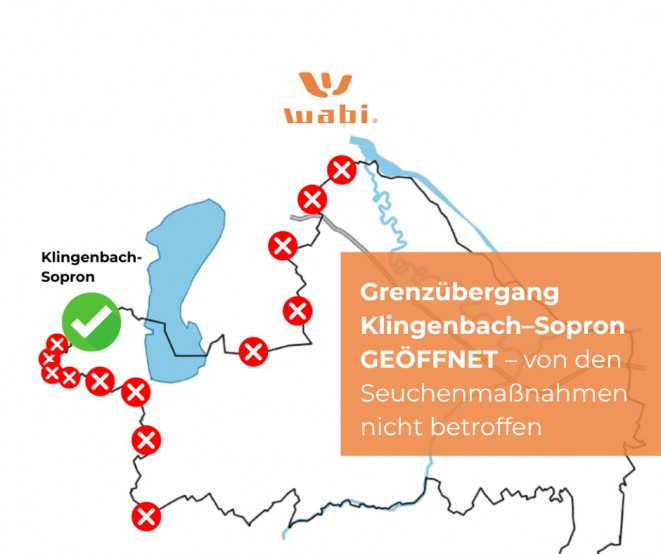 Offizielle Information zur Grenzsituation