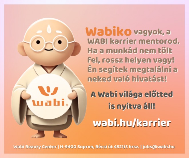 ISMERJÉTEK MEG WABIKO-t! Ő a Te bölcs WABI karrier-mentorod. 