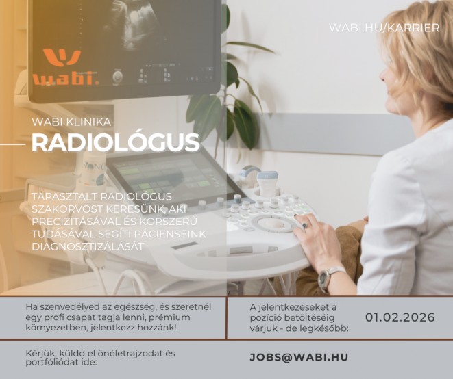 Csatlakozz a WABI Klinika professzionális csapatához!
