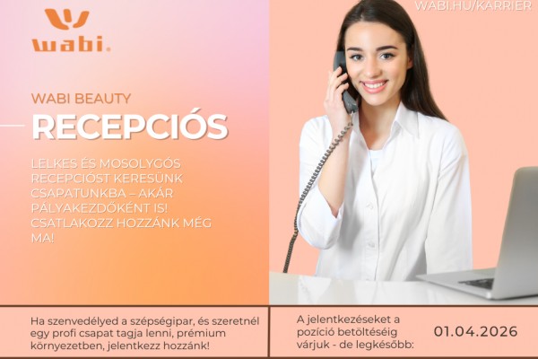 Recepciós (Szépségszalon)