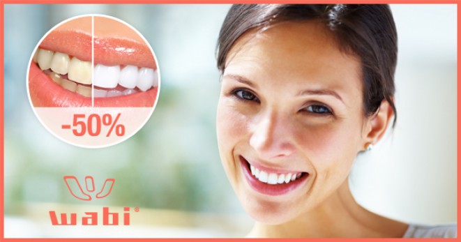 Strahlend weißes Lächeln JETZT 50% günstiger!