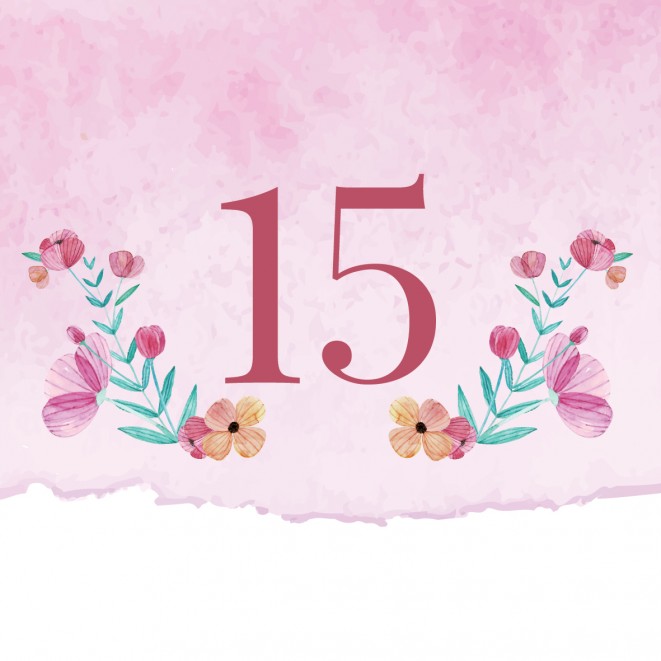 15 Jahre, 15% Rabatt!