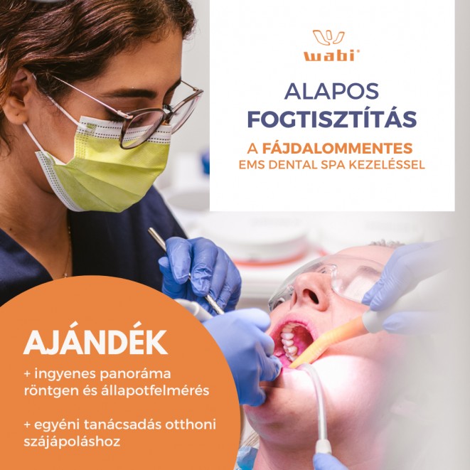 Fájdalommentes EMS Dental Spa AKCIÓ