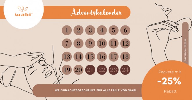 Der Wabi-Adventskalender ist wieder hier!